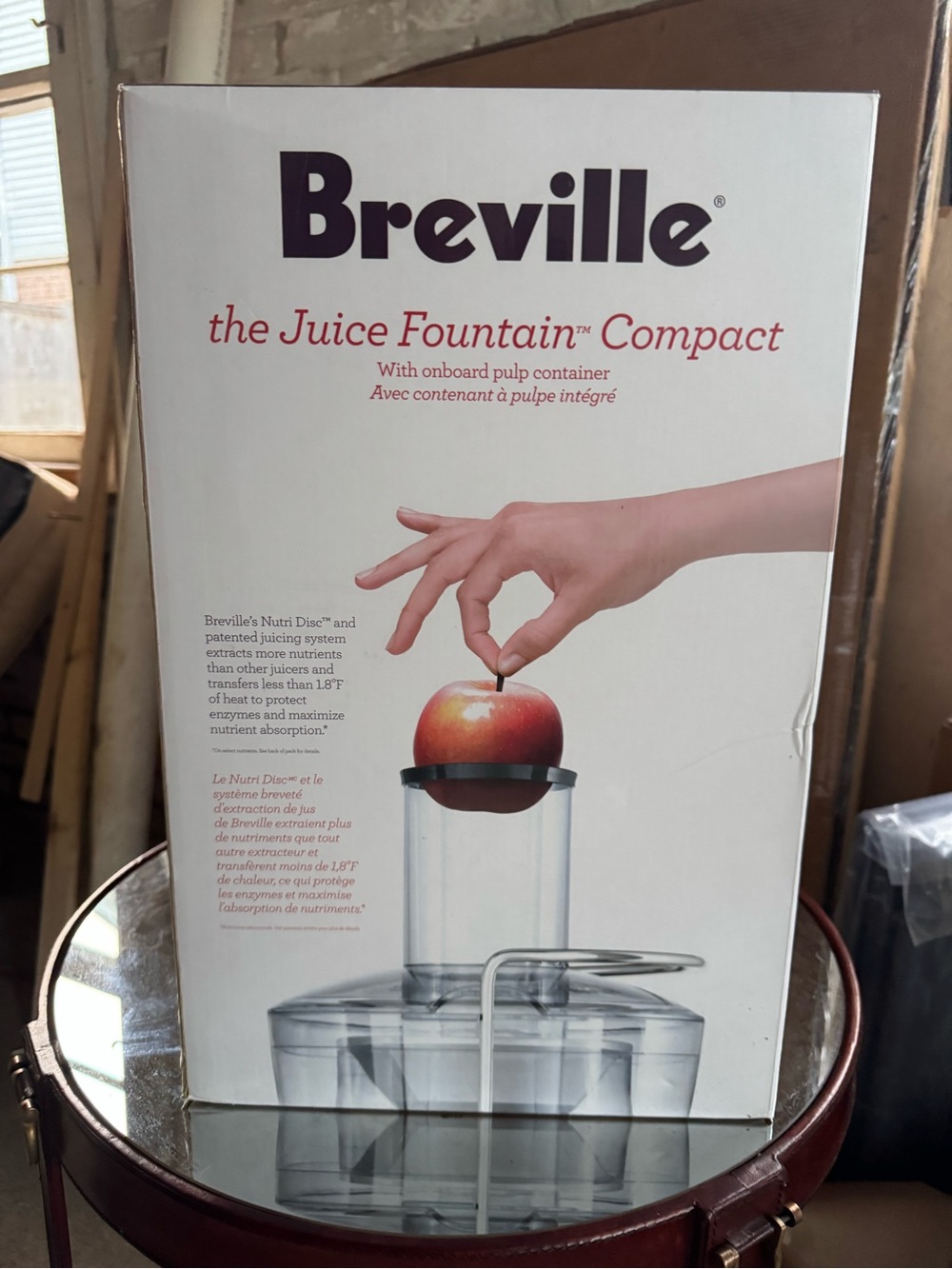 Breville White and Red Branded Juice Appliance Box